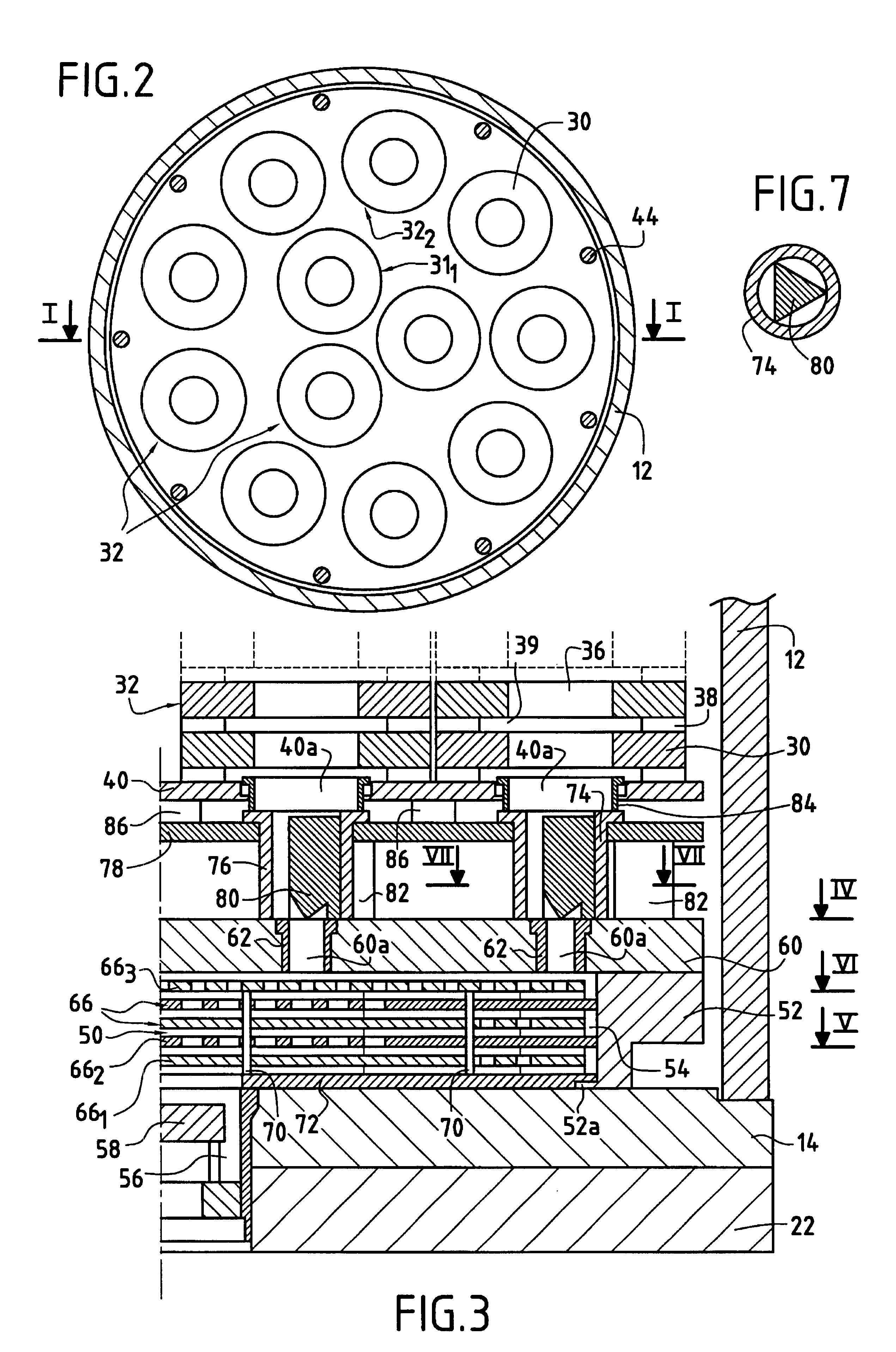 Gas preheater and process for controlling distribution of preheated reactive gas in a CVI furnace for densification of porous annular substrates