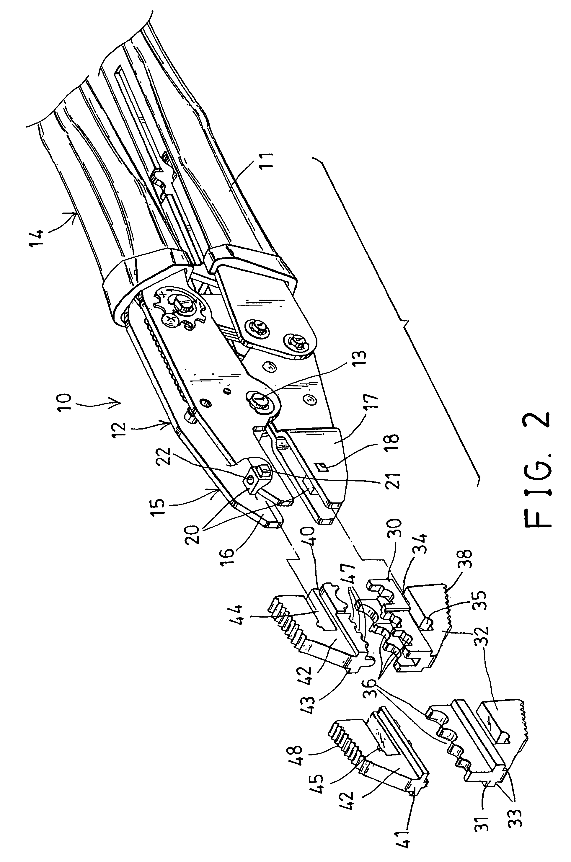 Hand tool for wires