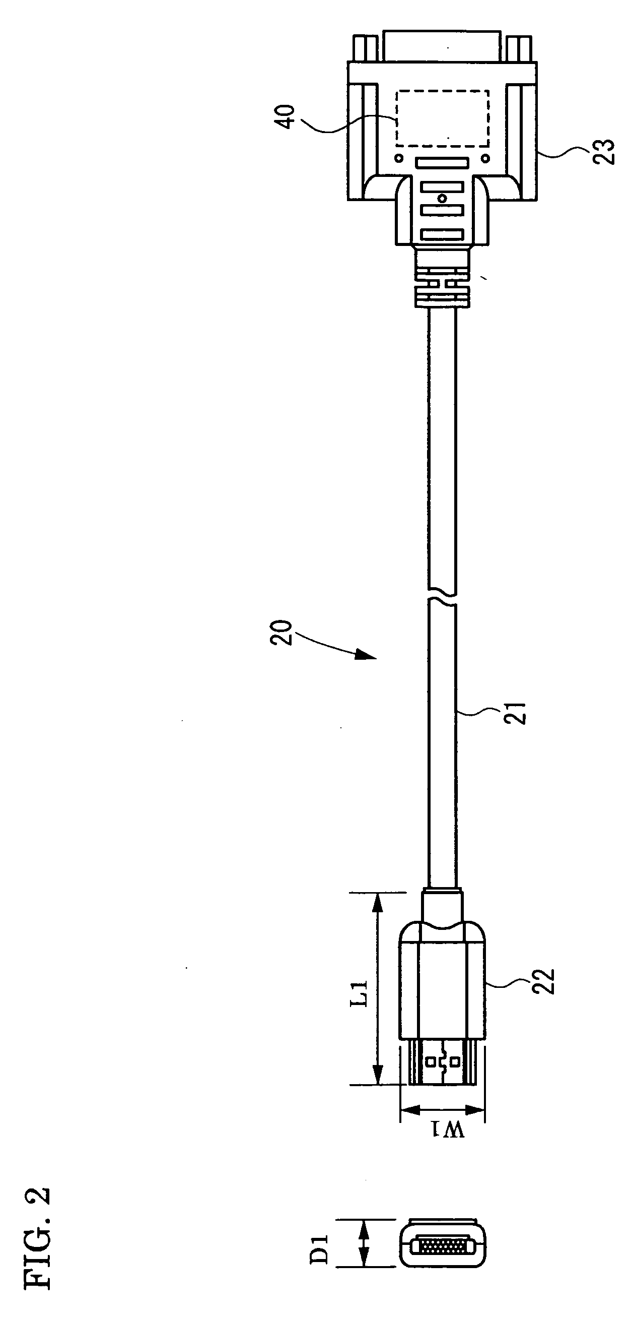 Digital signal transmission cable and digital video display system