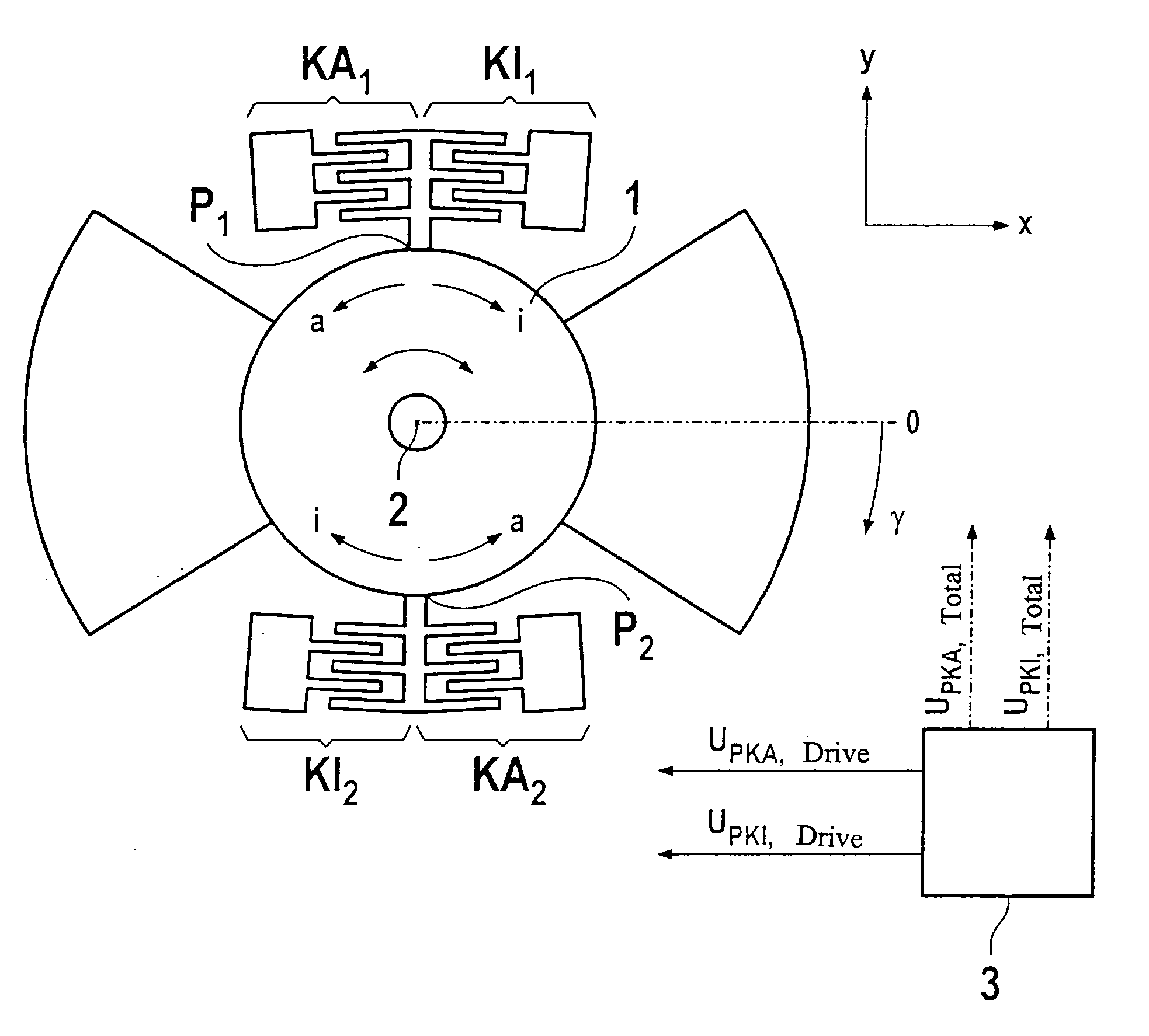 Micromechanical motion sensor