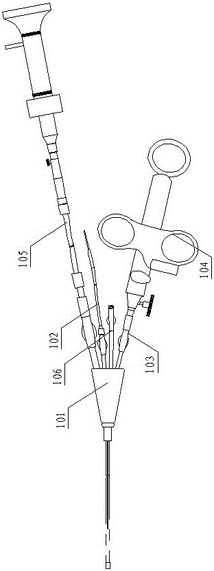 Lithotripsy device for soft ureteral channel