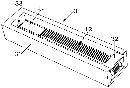 A small curvature bending forming auxiliary processing device and auxiliary processing method