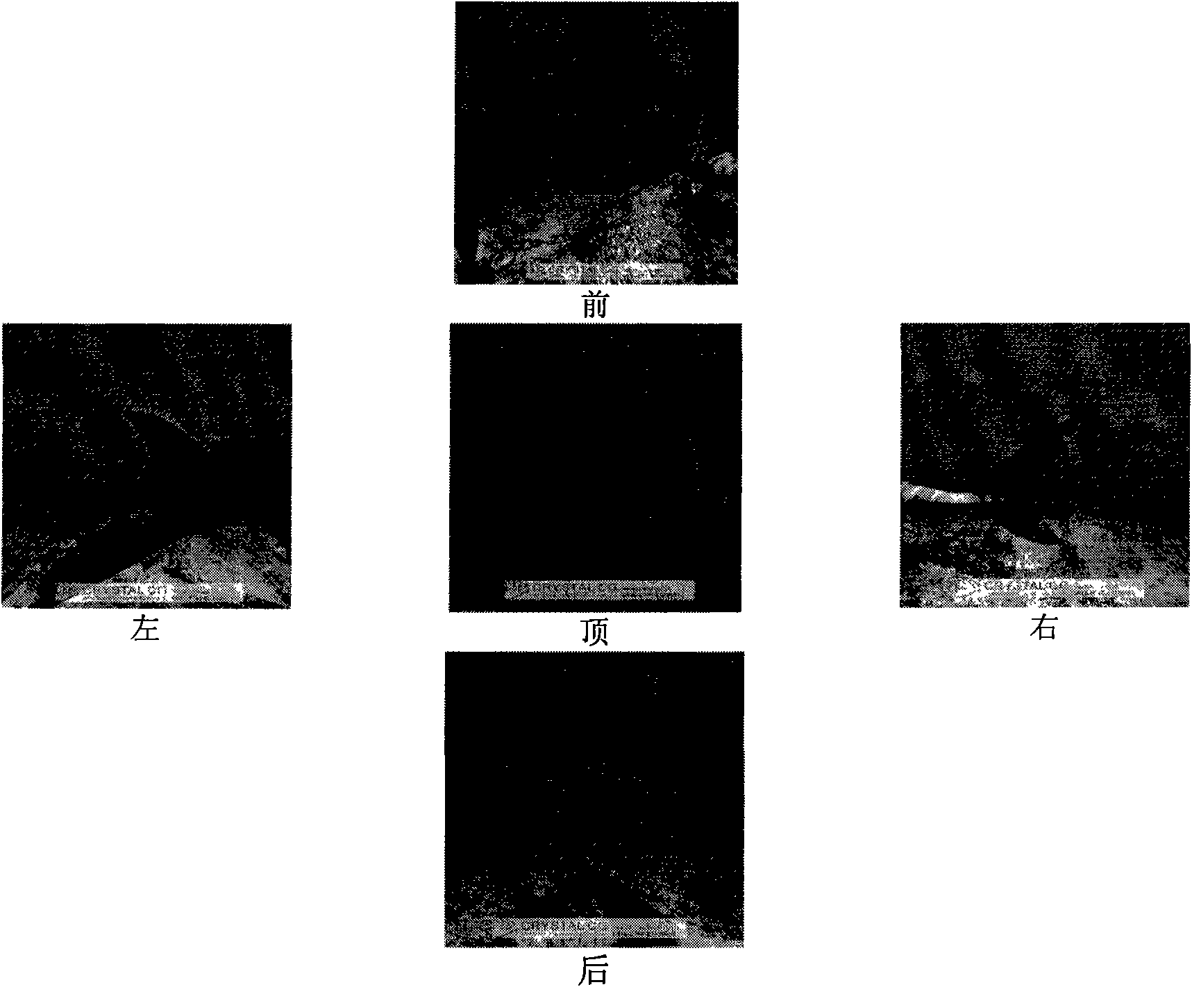 Method for making digital spherical screen film by applying three-dimensional software