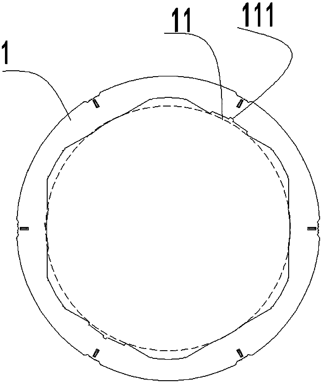 Stator component, motor and compressor