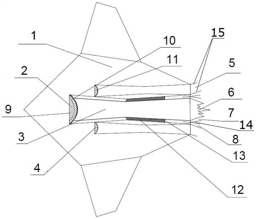 Manufacturing method and application of fly-ash-based aircraft tail flame infrared suppression material