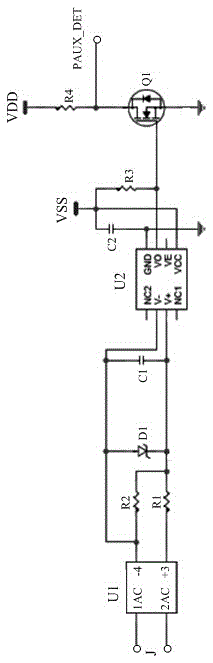 Real-time data acquisition system and power failure data saving circuit and method thereof