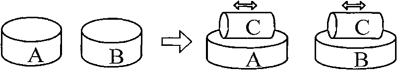 Abrasion test method for determining rational hardness pairing of friction pair