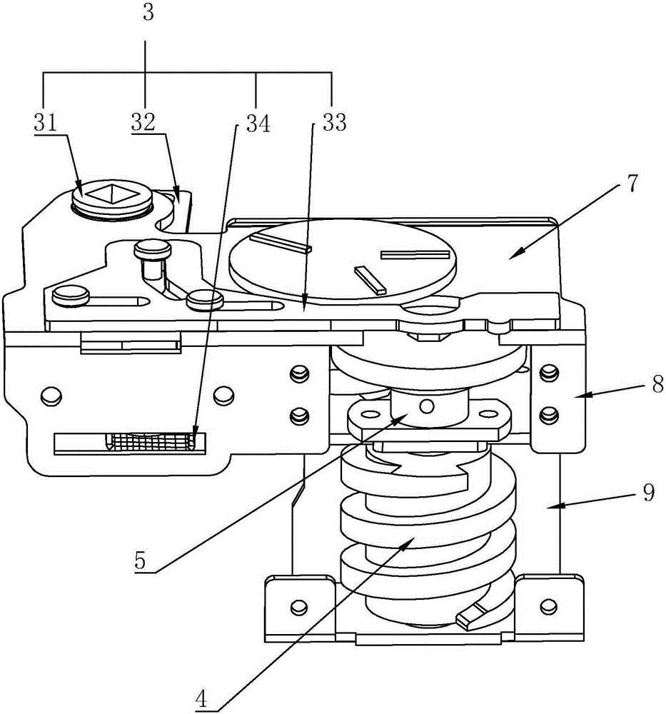 Drawer push-in interlocking mechanism