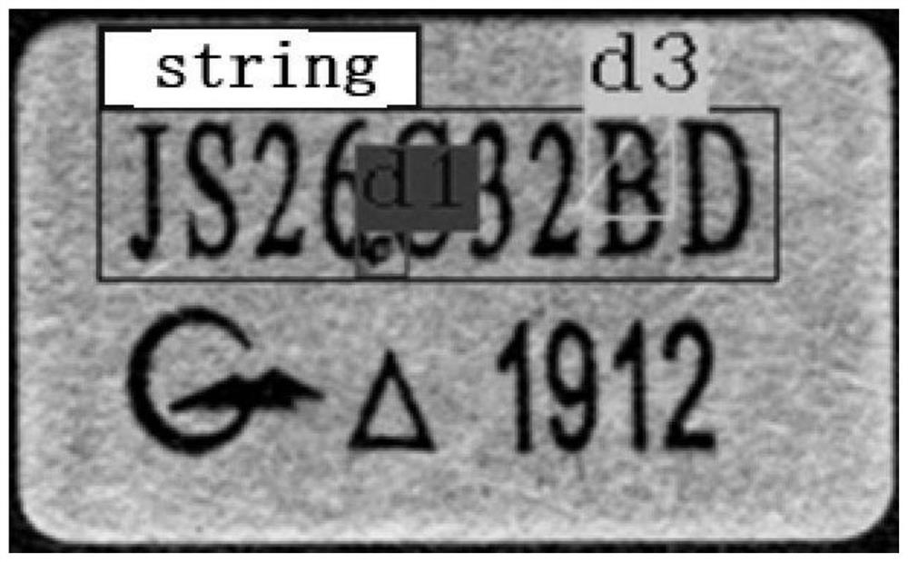 Chip character anti-interference identification method and device