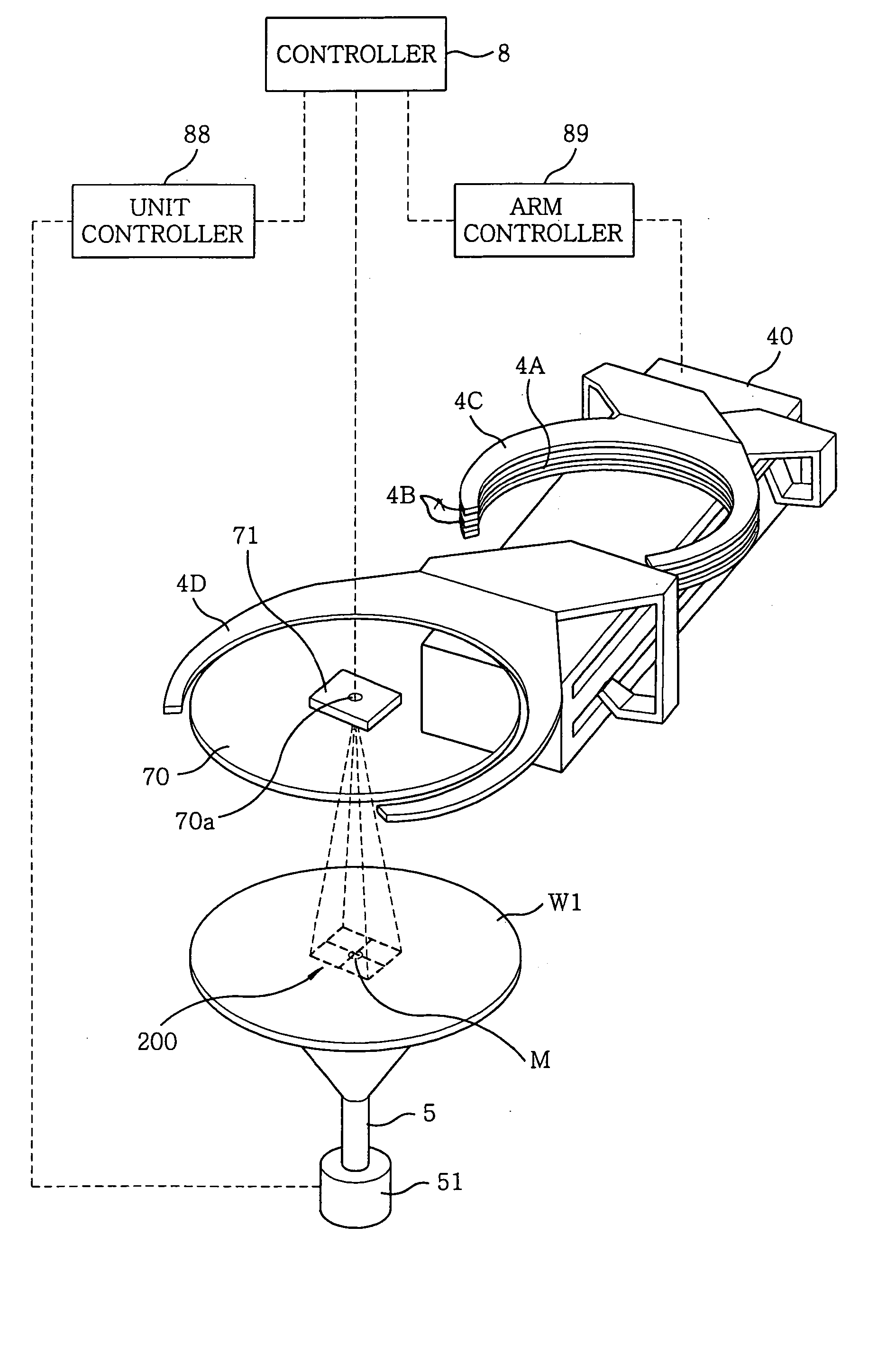 Substrate processing apparatus and method for adjusting a substrate transfer position