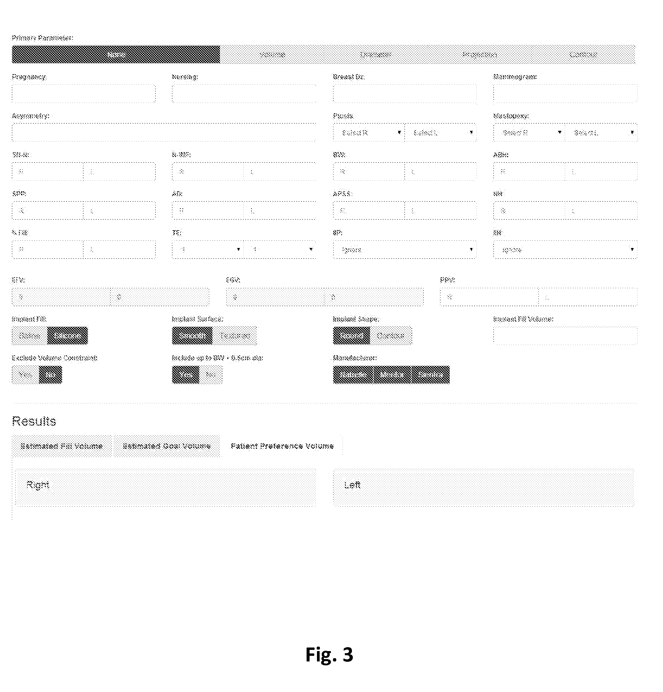 Methods and devices for breast implant surgery and selection