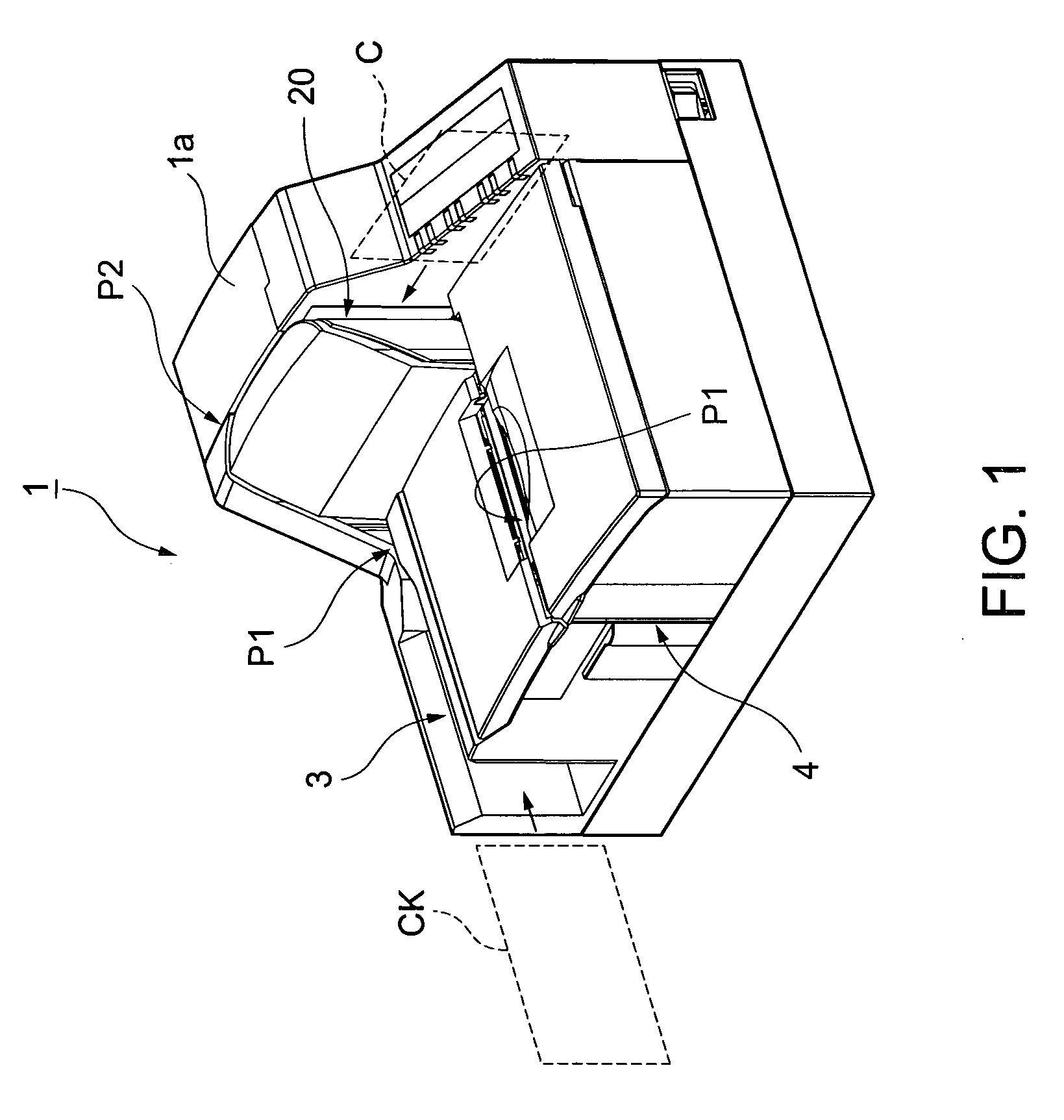 Magnetic ink character reading apparatus