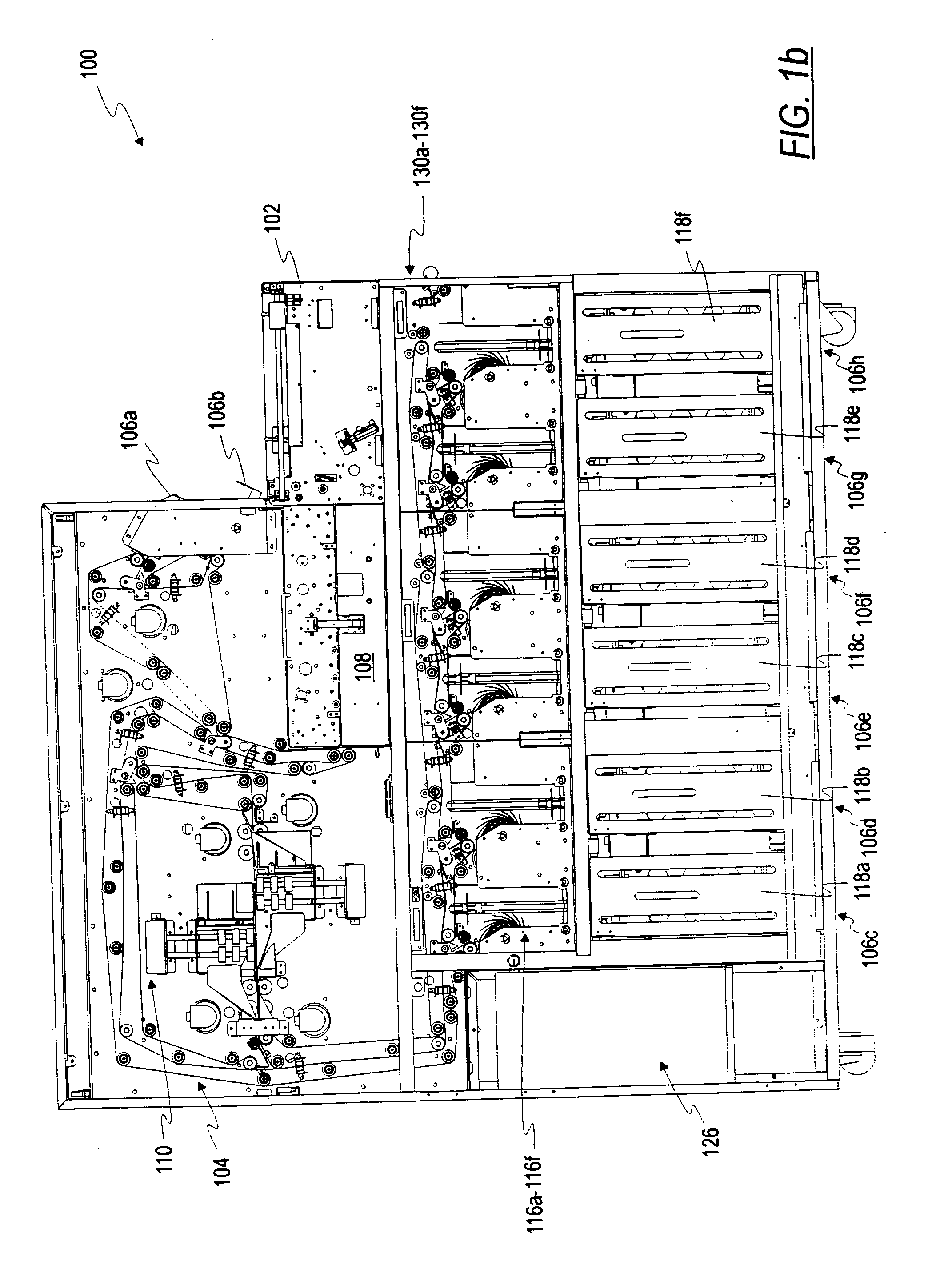 Multiple pocket currency bill processing device and method