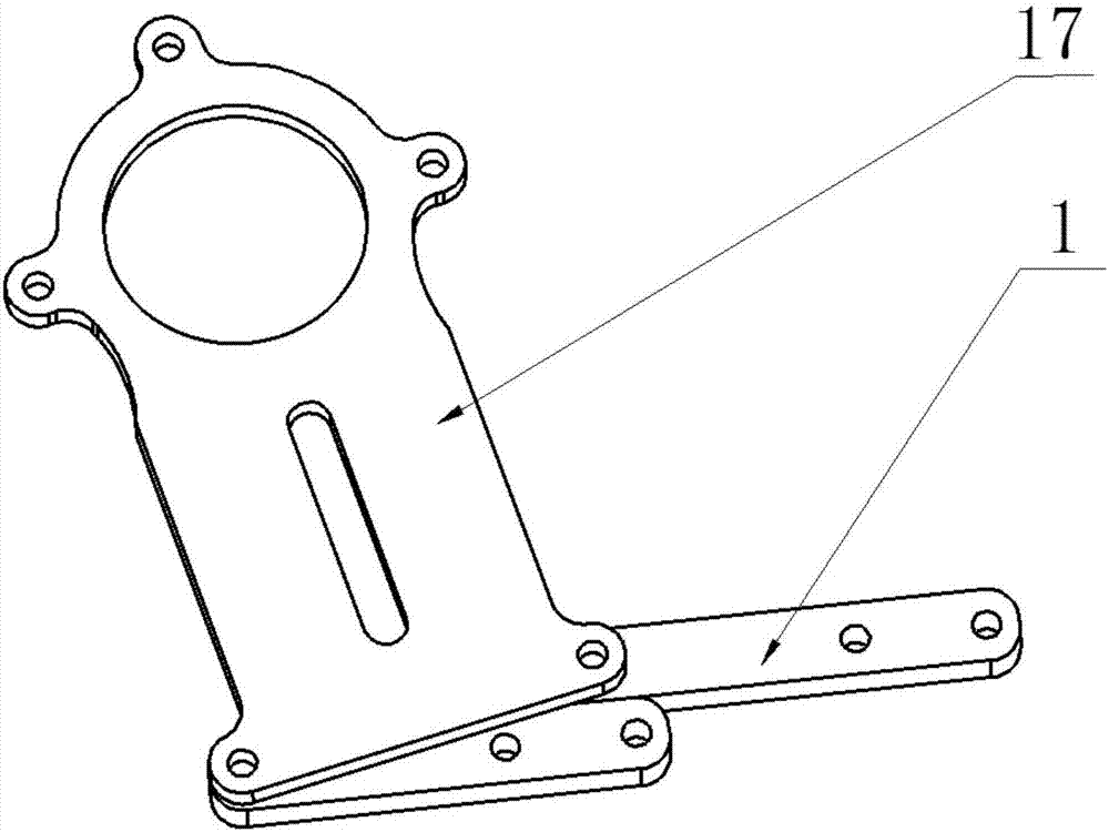 Claw-type five-legged wall-climbing robot and locomotive gait method thereof