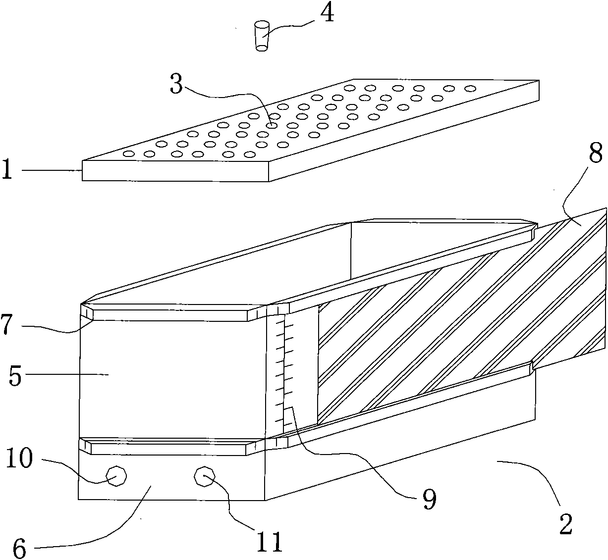 Device for screening and culturing of transgenic arabidopsis seedlings in situ and application thereof