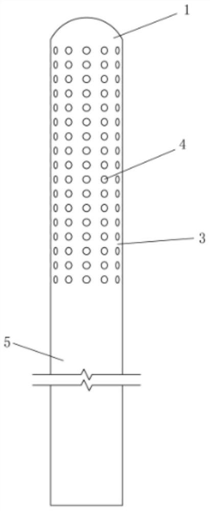 Planting pile for large-scale planting of phalaenopsis in greenhouse and planting method