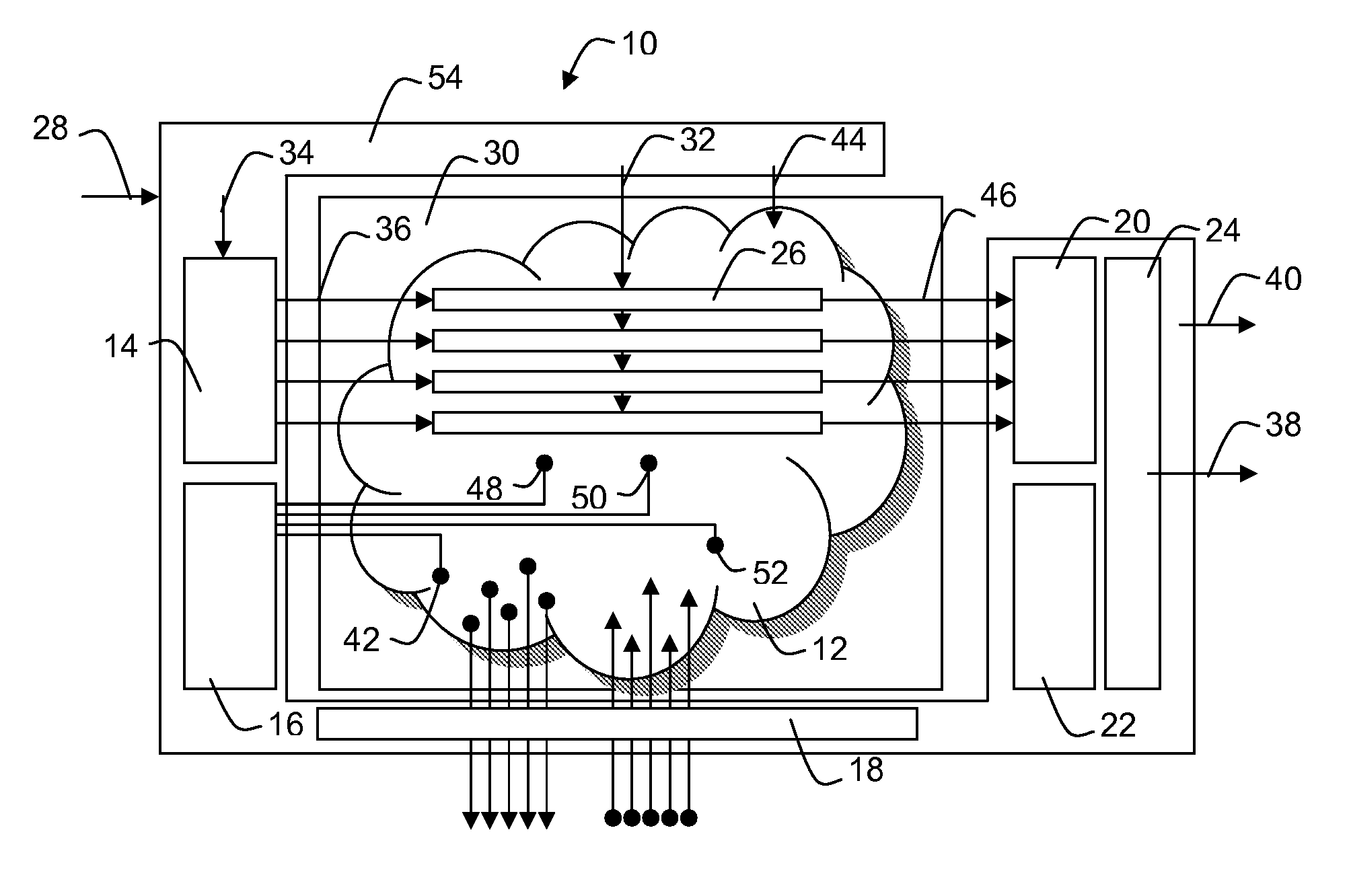 Logic built-in self-test system and method for applying a logic built-in self-test to a device under test