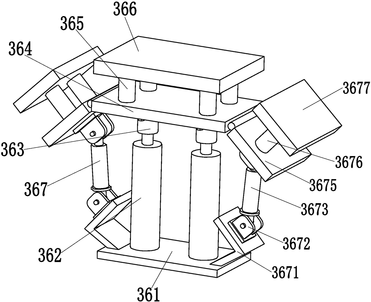 A special oil pipe inner wall drying mechanism with adjustable heating area