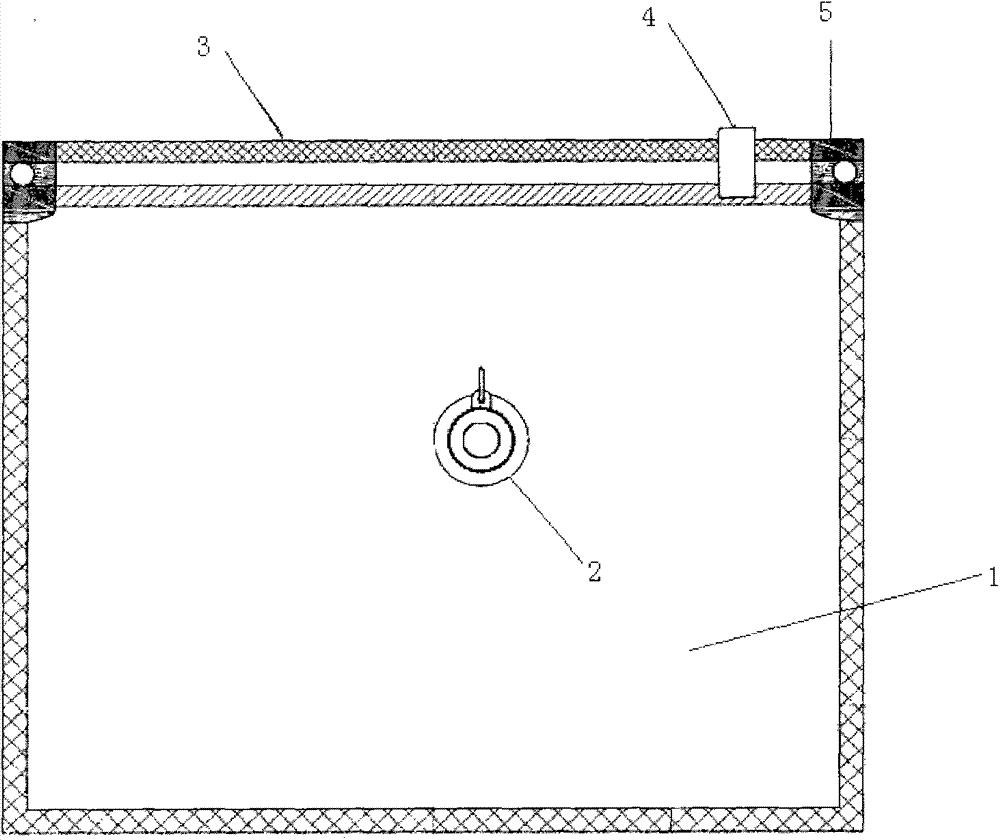 Food garbage disposal bag for aerospace