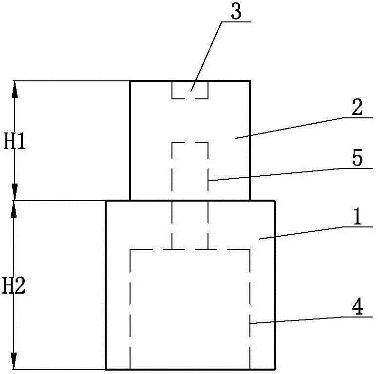 Inserting plastic building block