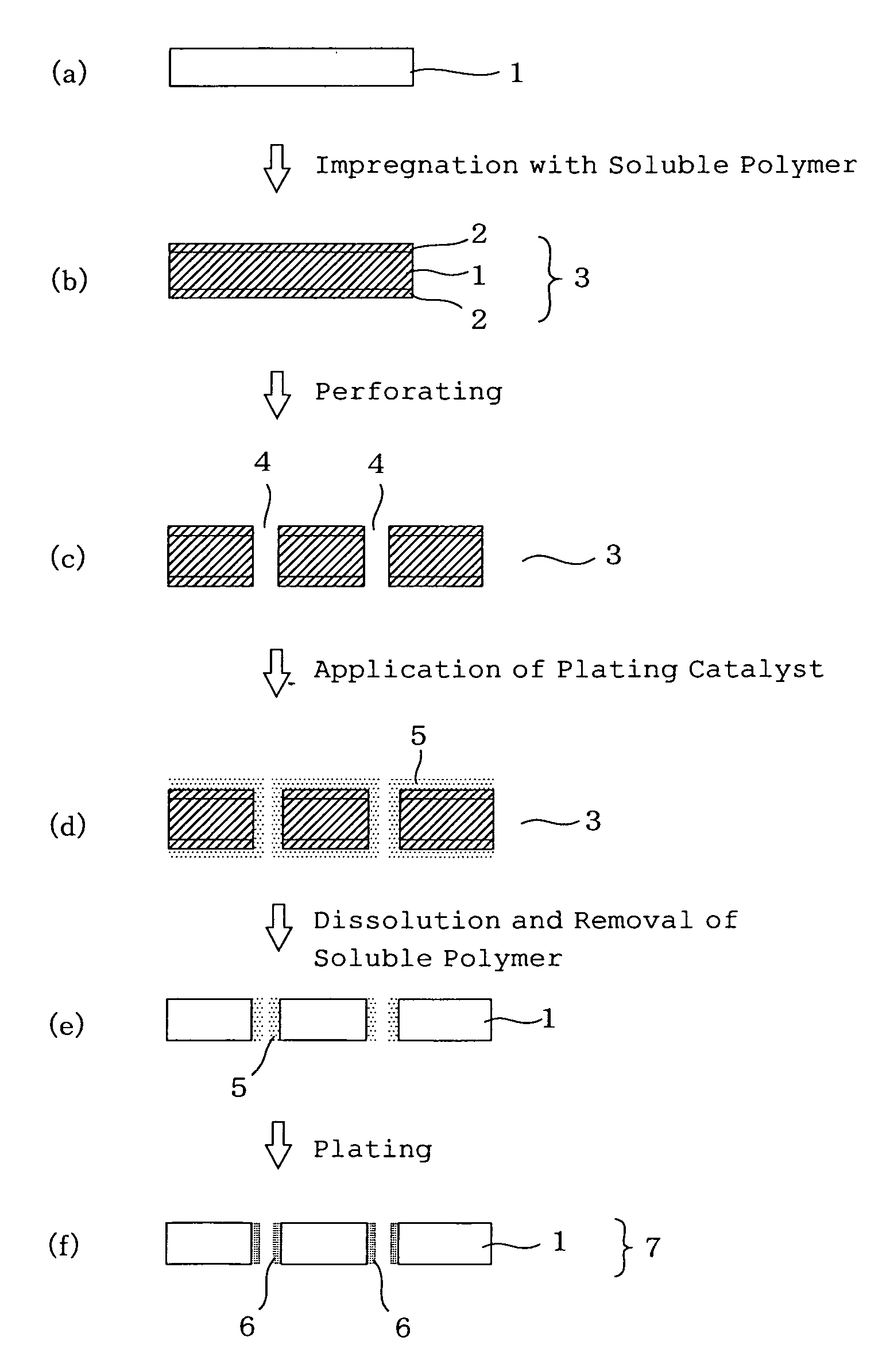 Drilled porous resin base material, and method of manufacturing porous resin base material with conductive drilled inner wall surface