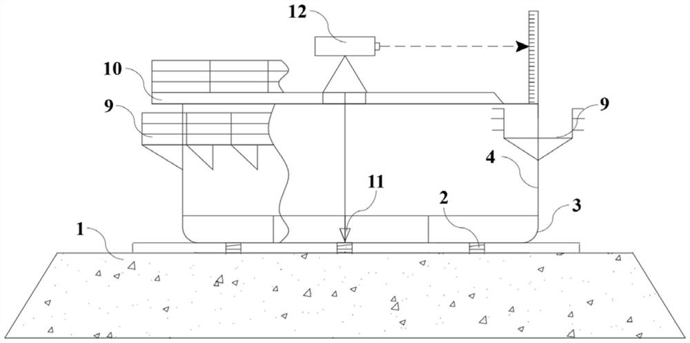 A kind of staggered installation method of the lower furnace shell of a hot blast furnace and the equipment in the furnace