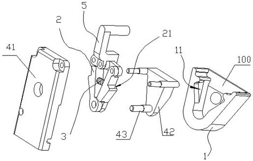 Separable foot dressing and fixing device for lower limb training device