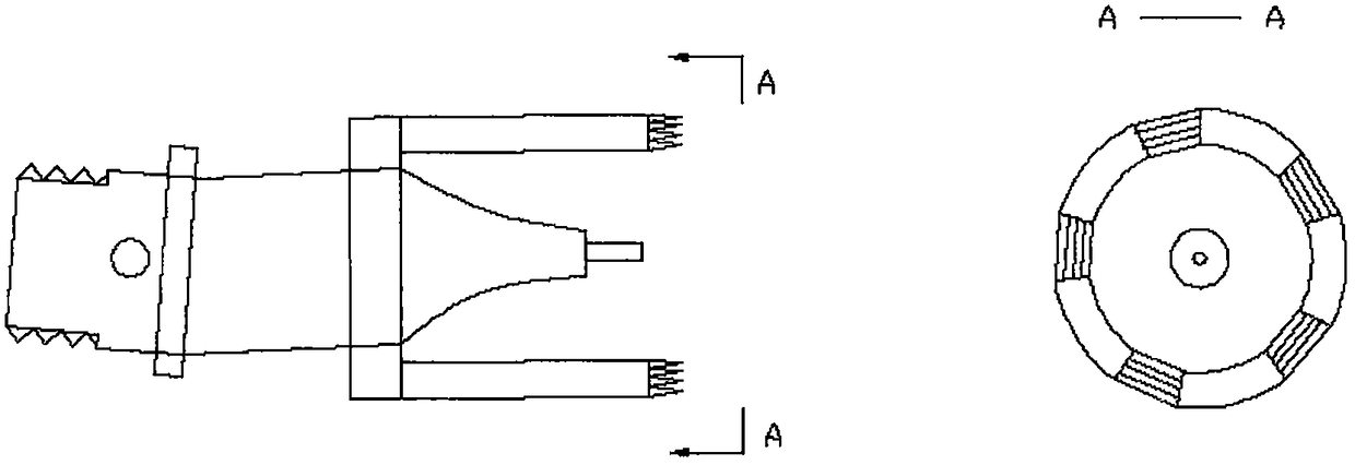 An automatic screw-in high-pressure water-breaking coal punching method