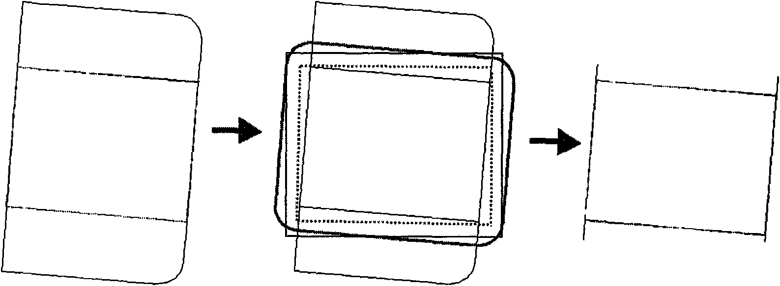 Intelligent output method for land parcel maps