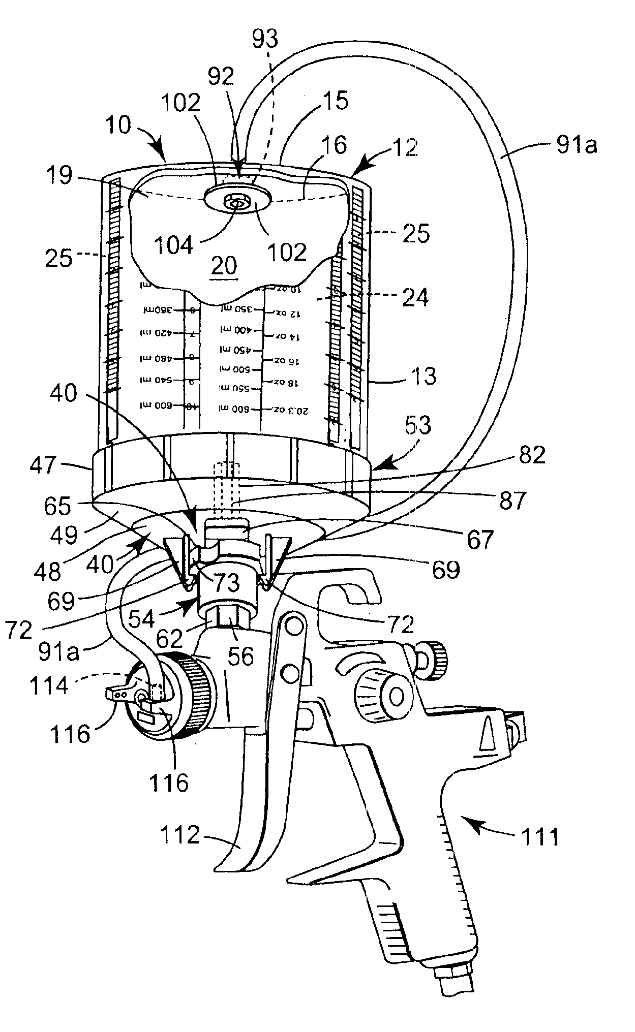 Pressure assisted liquid supply assembly