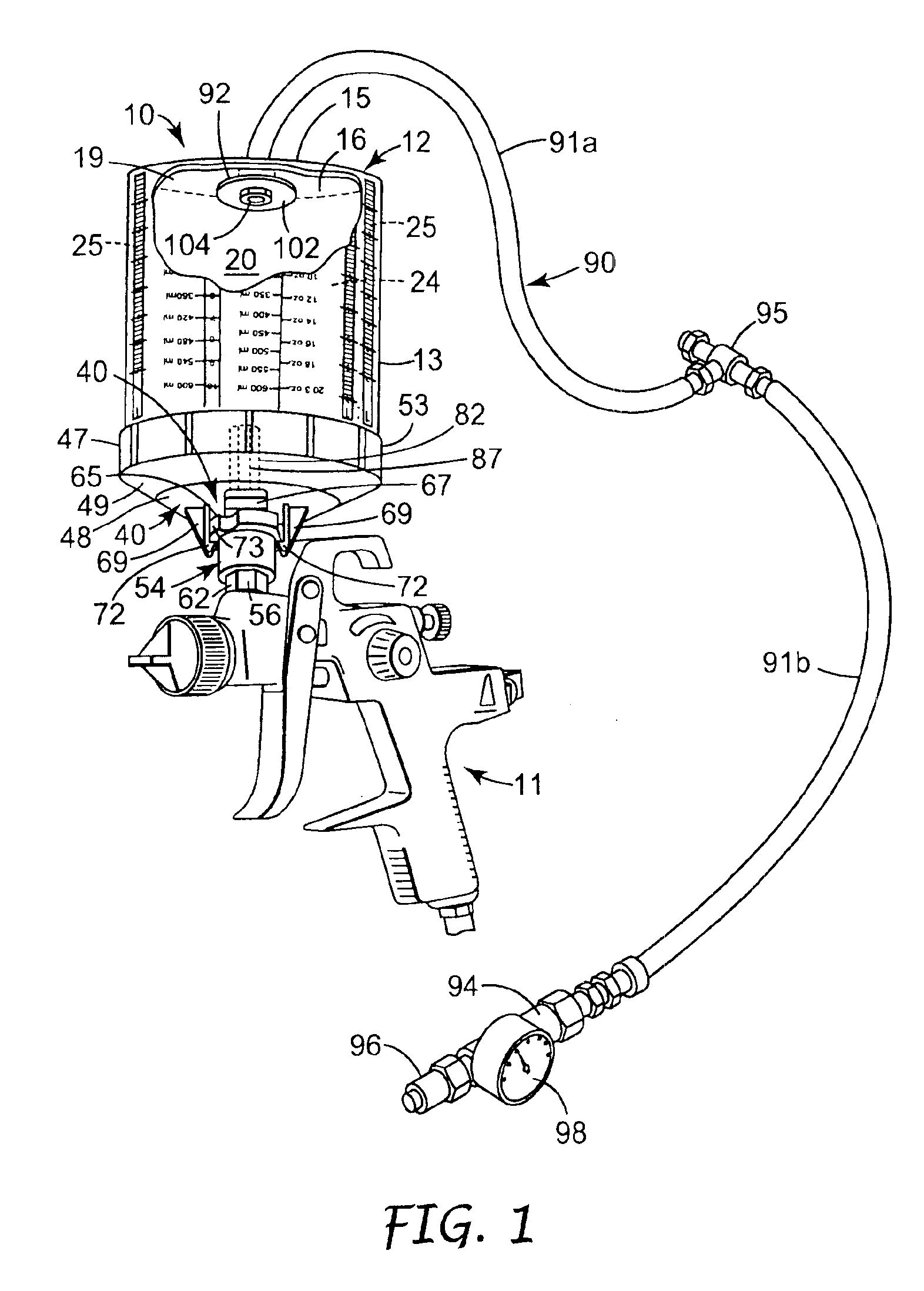 Pressure assisted liquid supply assembly