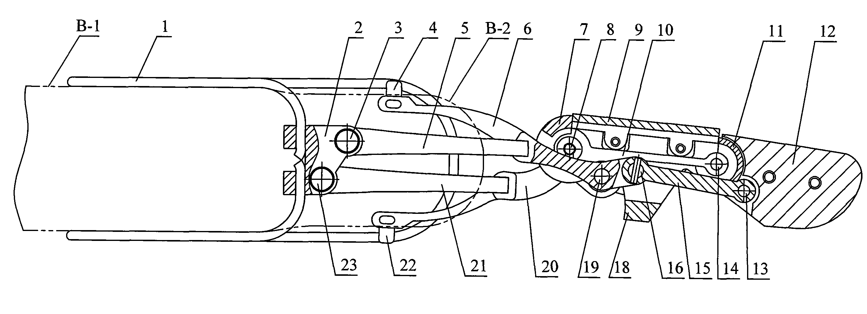 Passive driving type two-freedom degree artificial finger for disabled person