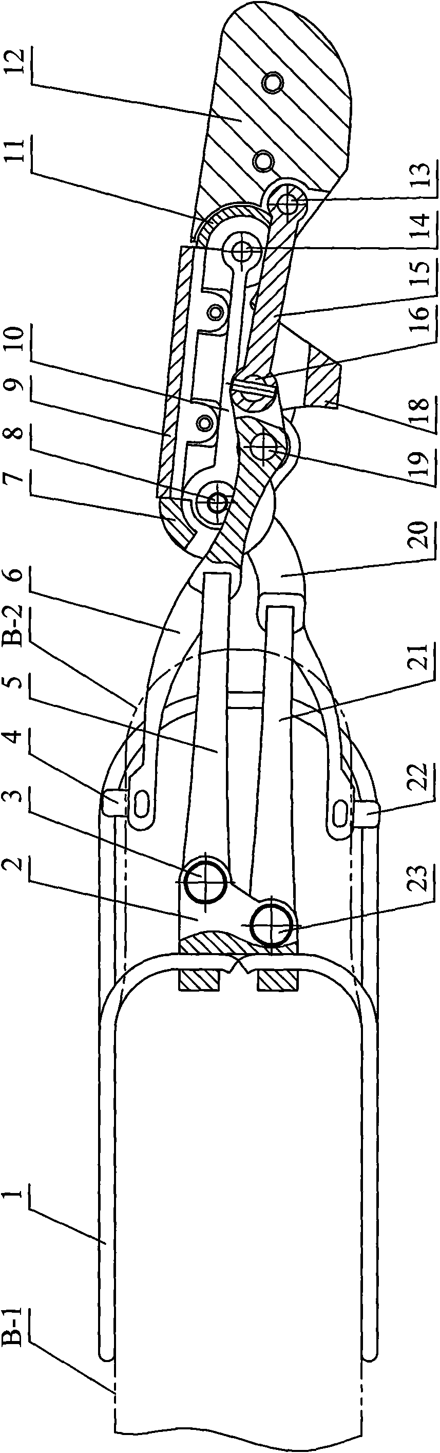 Passive driving type two-freedom degree artificial finger for disabled person