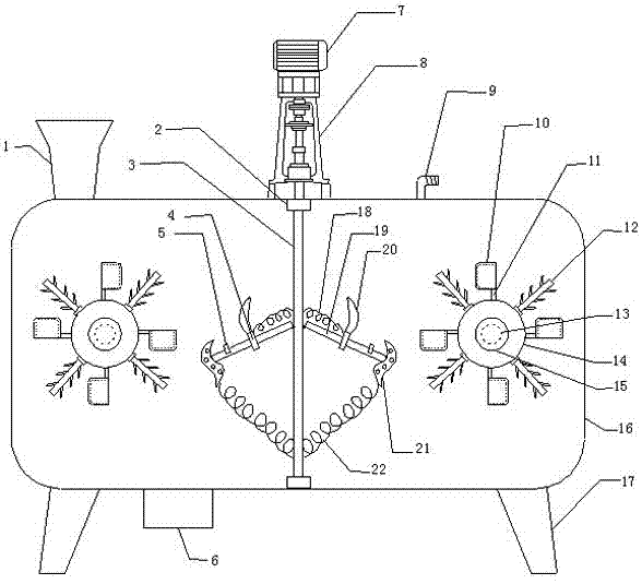 Processing equipment of putty capable of absorbing electromagnetic waves