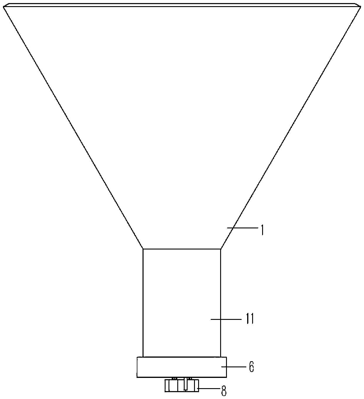 Steel ball quantitative output device for packaging