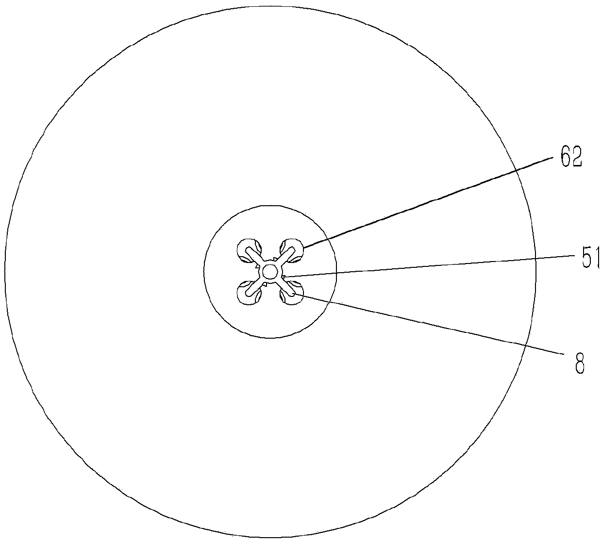 Steel ball quantitative output device for packaging