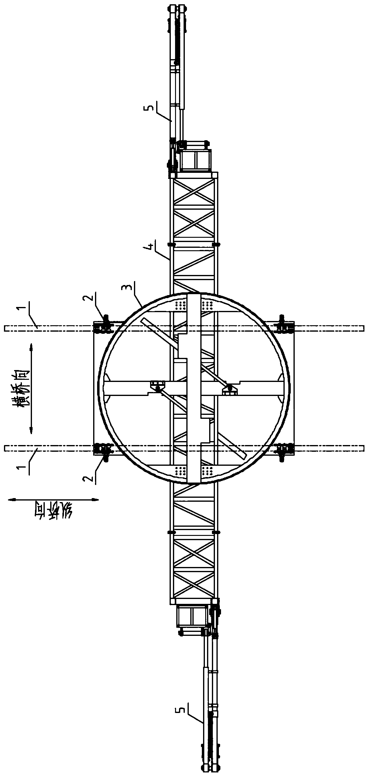 Freely-located intelligent bridge bottom inspection maintenance vehicle