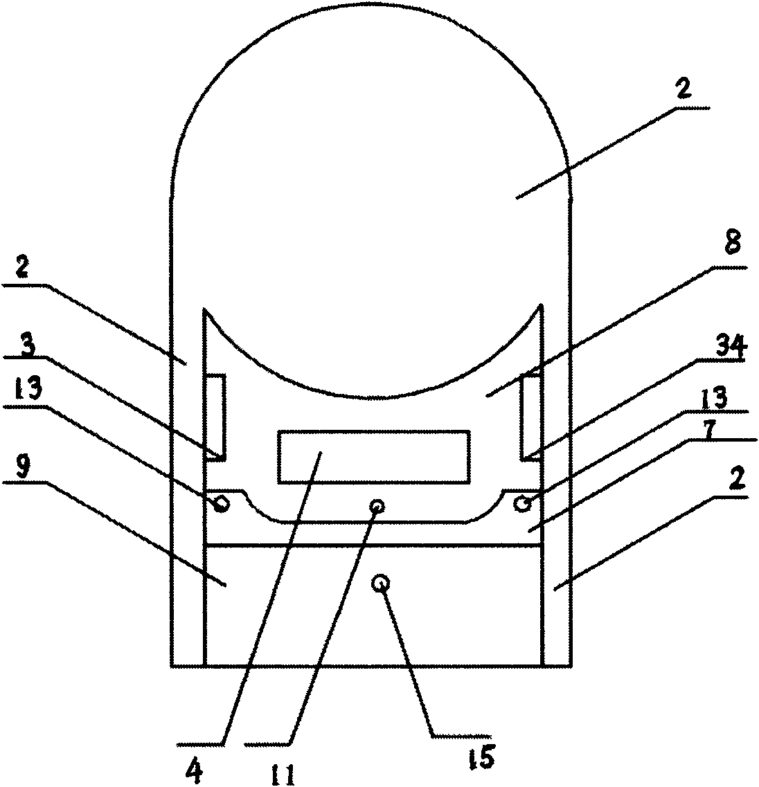 Urban garbage incinerating boiler