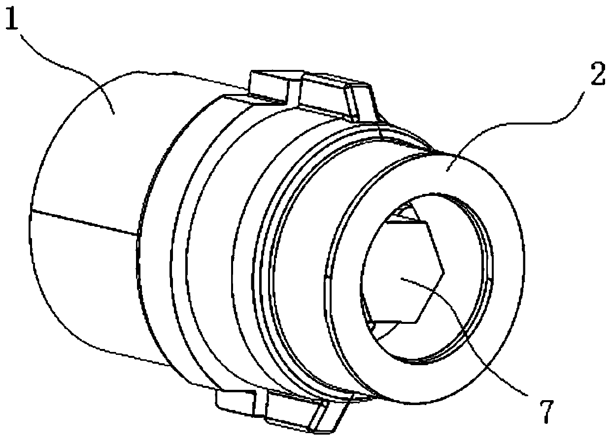 Transmission mechanism for electric tool with axial locking function