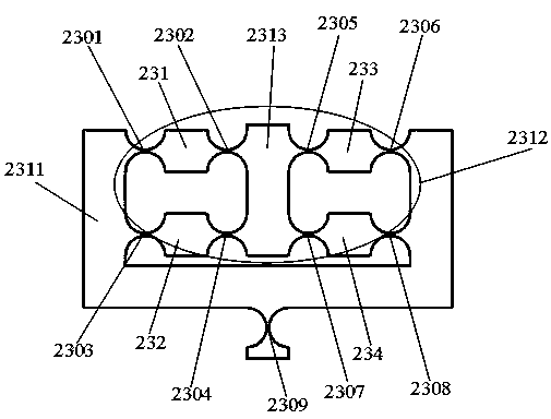 Two degrees of freedom flexible micro operator in parallel connection