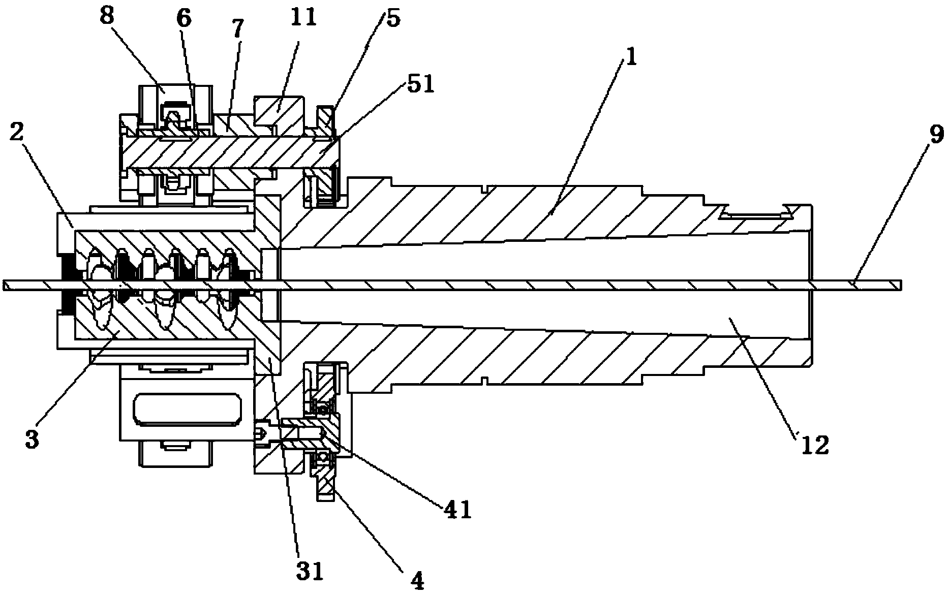 Friction type wire rod rust removal tool