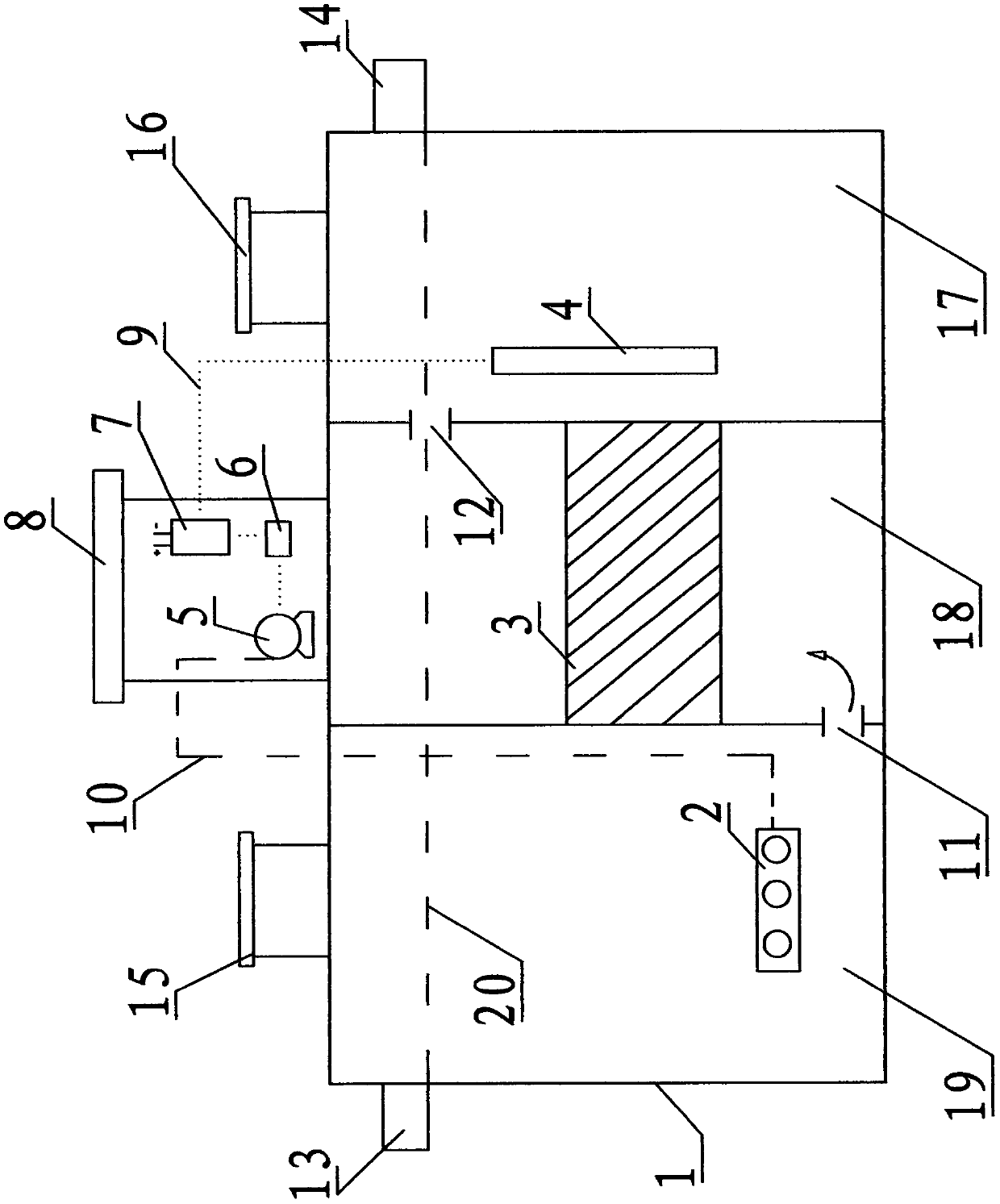 Improved manure pit for toilet liquid dung or/and domestic waste water purification standard treatment