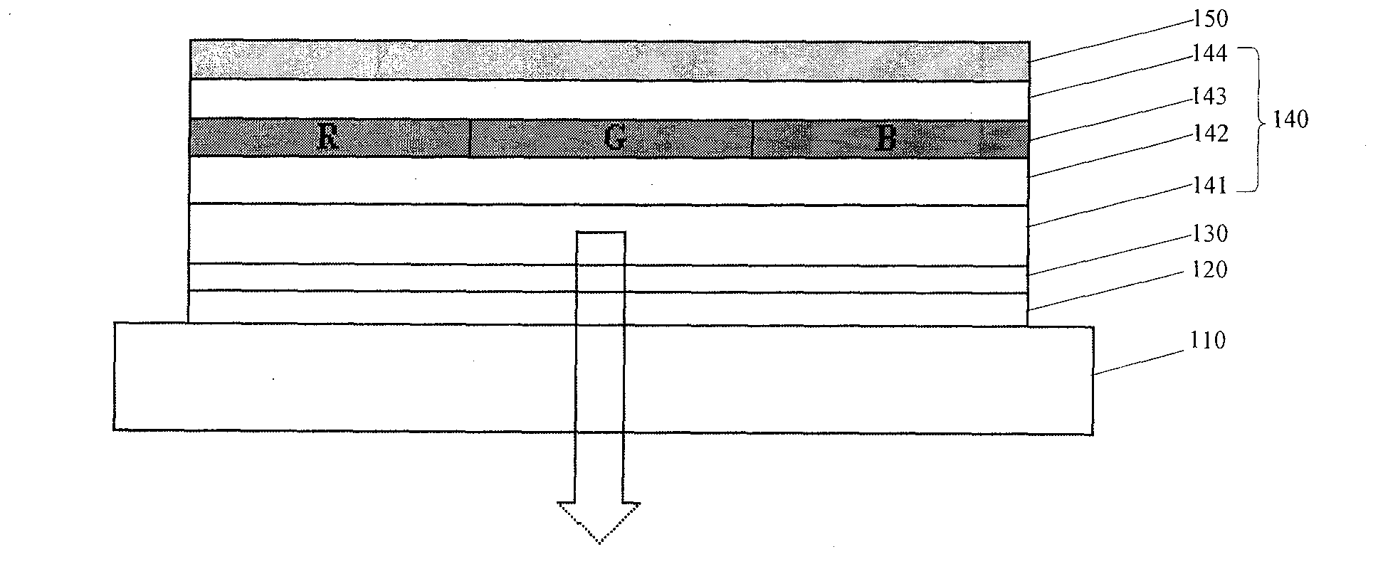 Organic light-emitting diode (OLED) display screen and touch detection unit