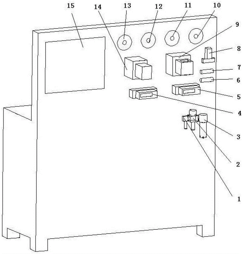 Vacuum generator performance testing equipment and testing method