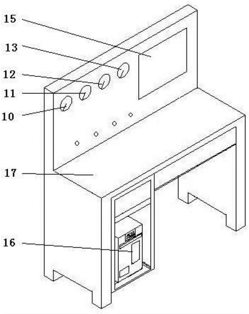 Vacuum generator performance testing equipment and testing method