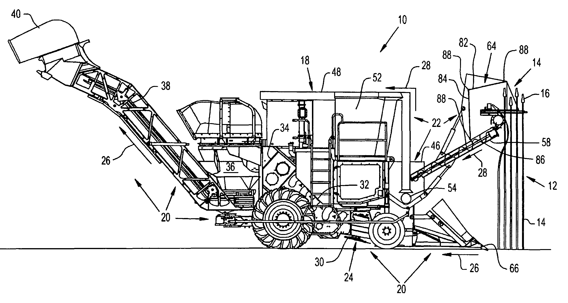 Seed gathering device for use by an agricultural harvester