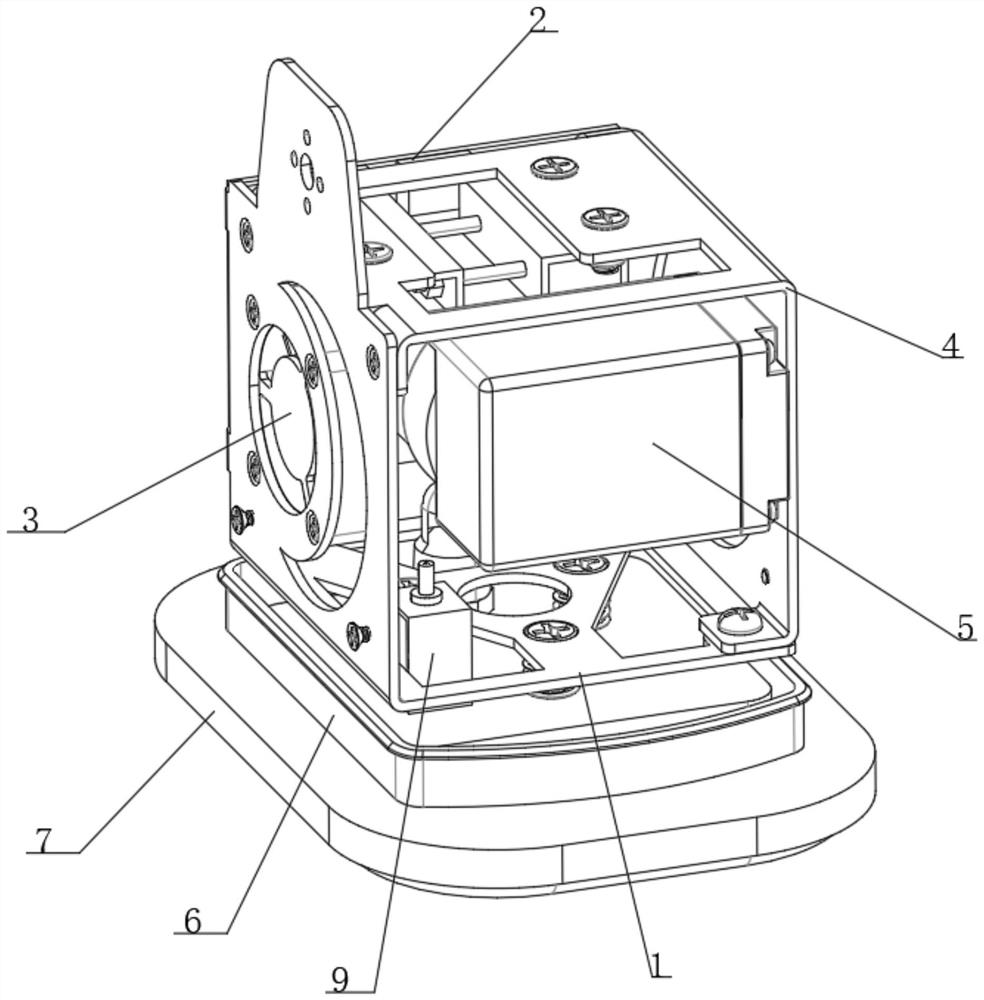 Curtain wall climbing vacuum suction cup