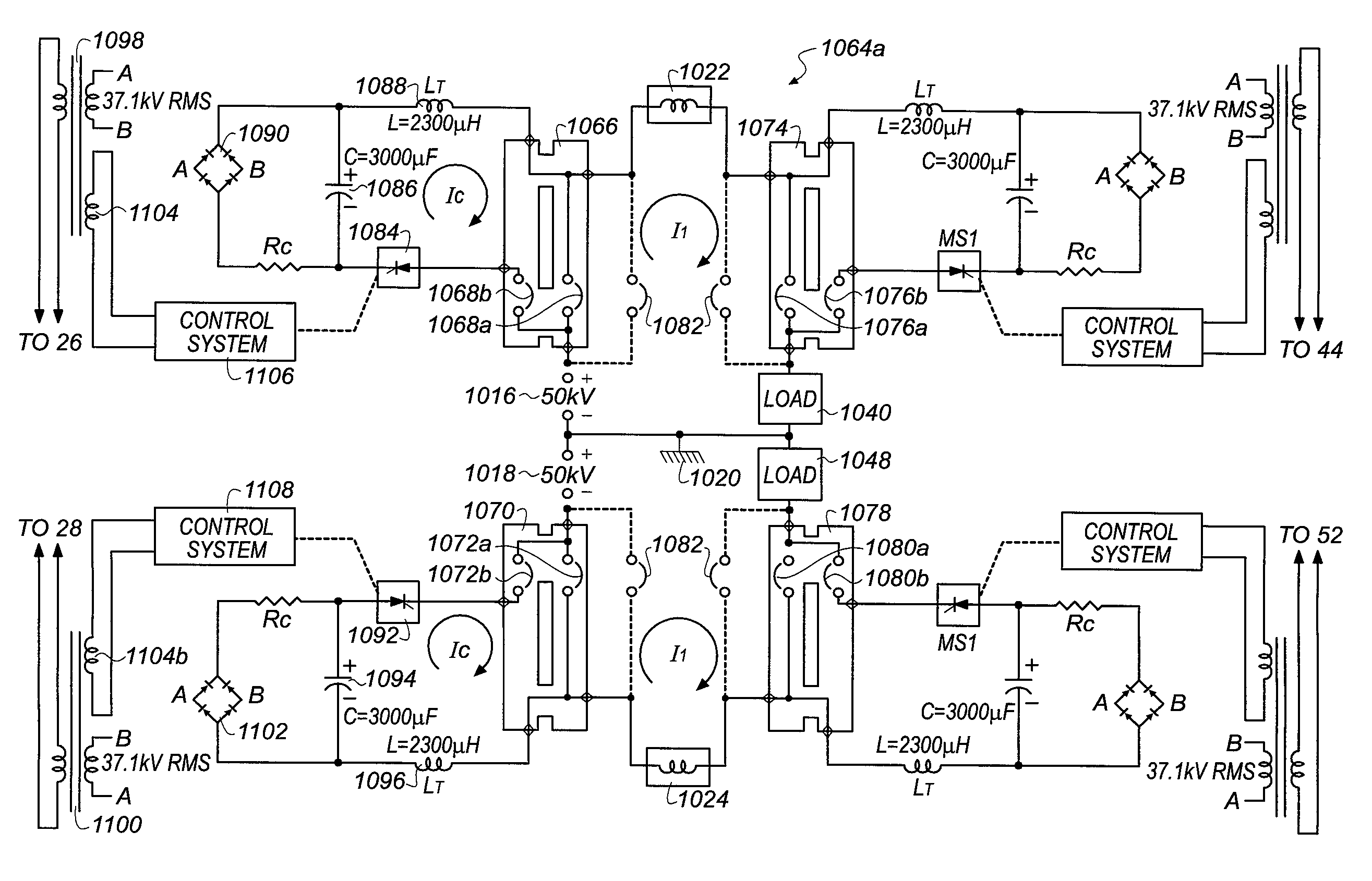 Superconducting direct current transmission system