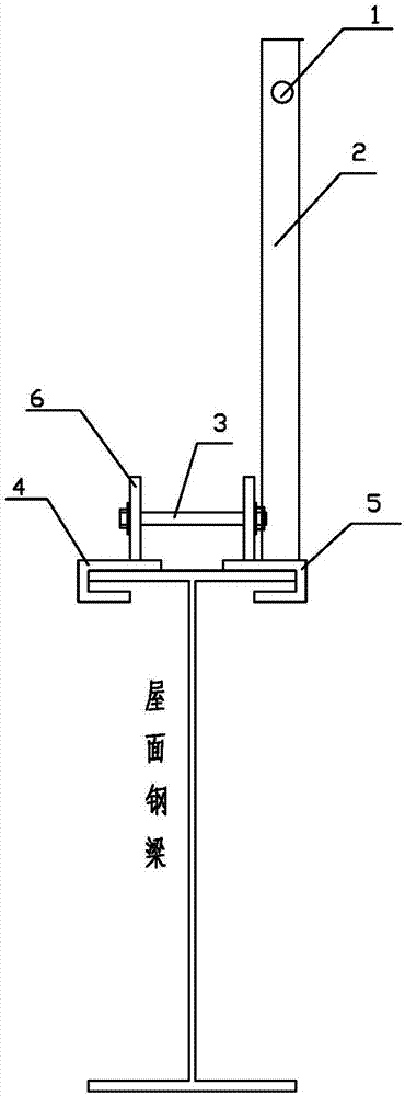 Life rope fixator