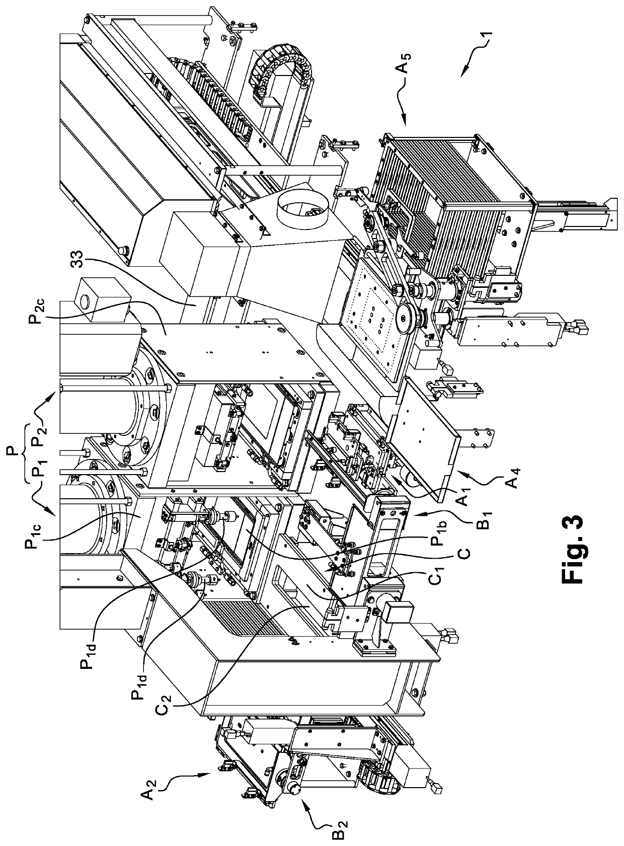 Installation for assembling fuel cell membranes